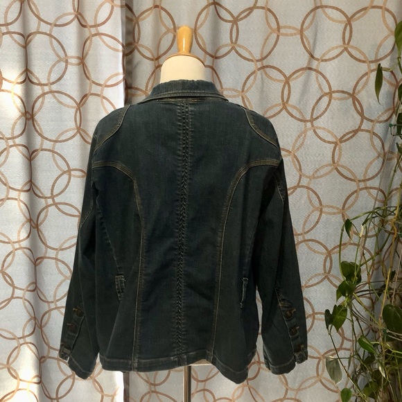 Motto Your Style Mantra Denim / Jean Jacket Size XL - Picture 4 of 7